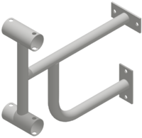Кронштейн настенный (двухрядный) - fgospostavki.ru - Тула