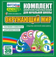 Динамические раздаточные пособия. Окружающий мир (веера). Животные и растения, дорожные знаки. - fgospostavki.ru - Тула