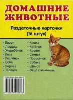 Раздаточные карточки "Домашние животные" - fgospostavki.ru - Тула