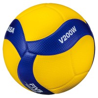 Мяч волейбольный Mikasa V200W (размер 5, синтетическая кожа, профессиональный) - fgospostavki.ru - Тула