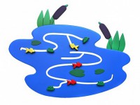 Сенсомоторное декоративно-развивающее панно "Река" - fgospostavki.ru - Тула