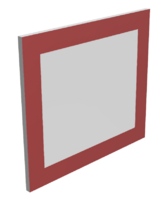 Щит баскетбольный навесной на шведскую стенку (ламинированная фанера), размер 400х450 миллиметров - fgospostavki.ru - Тула