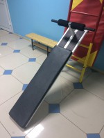 Доска для пресса навесная на шведскую стенку с двумя валиками (длина 1,5 метра) - fgospostavki.ru - Тула
