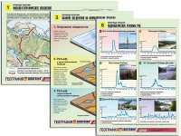 Комплект таблиц по географии "Природа России" раздаточные (цветные, ламинированные, А4, 10 штук) - fgospostavki.ru - Тула