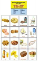 Раздаточные карточки "Продукты питания" - fgospostavki.ru - Тула