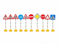 Комплект стоек с дорожными знаками № 1 - fgospostavki.ru - Тула