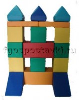 Мягкий модуль-конструктор "Башня" (17 элементов) - fgospostavki.ru - Тула