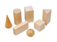 Набор "Тела геометрические" (деревянные) - fgospostavki.ru - Тула