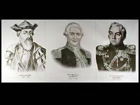 Портреты путешественников (25 штук, формат А3) - fgospostavki.ru - Тула
