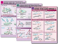 Комплект таблиц по всему курсу геометрии (100 таблиц, А1, полноцветные, ламинированные) - fgospostavki.ru - Тула