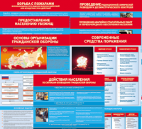 Комплект таблиц "Основы гражданской обороны (МЧС РФ)" 13 штук. - fgospostavki.ru - Тула