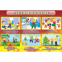 Стенд "Детям об огне" - fgospostavki.ru - Тула