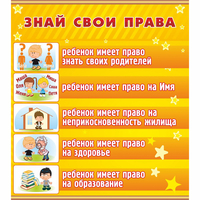 Стенд "Знай свои права" - fgospostavki.ru - Тула