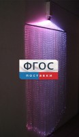 Фибероптическая занавесь (150 волокон) с интерактивным источником света - fgospostavki.ru - Тула