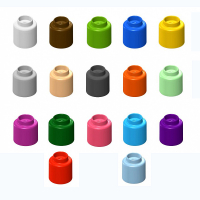  Элемент конструктора одиночный одноцветный Color Blocks 100 штук - fgospostavki.ru - Тула