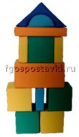 Мягкий модуль-конструктор "Городок" (12 элементов) - fgospostavki.ru - Тула