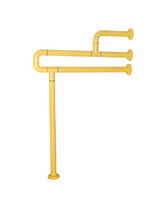 Поручень напольно-настенный с антибактериальным покрытием (желтый) - fgospostavki.ru - Тула