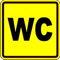 Тактильный знак (WC) 100х100 - fgospostavki.ru - Тула
