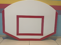 Щит стритбольный тренировочный (влагостойкая фанера), размер 1200х900 миллиметров - fgospostavki.ru - Тула