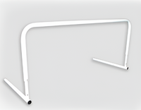 Барьер тренировочный регулируемой высоты (кнопочный фиксатор) - fgospostavki.ru - Тула