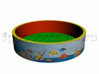 Сухой бассейн круглый с шелкографией - fgospostavki.ru - Тула