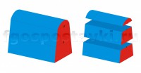 Сборный барьер - 2 эконом (3 элемента) - fgospostavki.ru - Тула