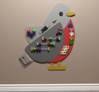 Бизиборд «Перелетный снегирь» - fgospostavki.ru - Тула