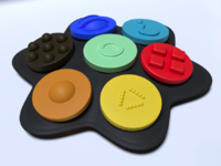 Полностью тактильный коммуникатор 7-кнопочный многоуровневый - fgospostavki.ru - Тула