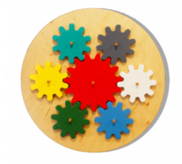 Бизиборд «Цветные шестеренки» - fgospostavki.ru - Тула