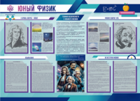 Стенд-уголок "Юный физик" - fgospostavki.ru - Тула