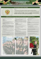 Стенд-уголок "Конституция Российской Федерации и Федеральный закон "О воинской обязанности и военной службе" - fgospostavki.ru - Тула