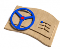 Дидактическая панель с автомобильным рулем - fgospostavki.ru - Тула