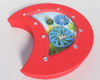 Настенный игровой модуль в виде части гусеницы с весами - fgospostavki.ru - Тула