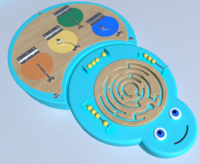 Настенный игровой элемент «Гусеница» - fgospostavki.ru - Тула