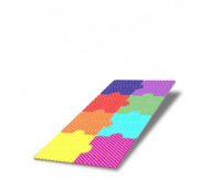 Настенная панель «Разноцветные пазлы» - fgospostavki.ru - Тула