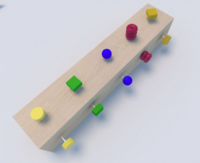 Развивающая панель «Винтовые цветочки » - fgospostavki.ru - Тула