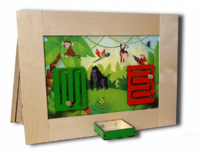 Тактильно-развивающая панель «Животные» - fgospostavki.ru - Тула