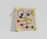 Тактильно-развивающая панель с лабиринтами - fgospostavki.ru - Тула