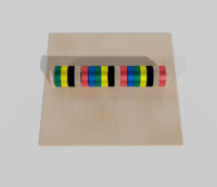 Тактильно-развивающая панель с разноцветными кругами - fgospostavki.ru - Тула