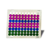 Тактильно-развивающая панель «Цветные фигурки» - fgospostavki.ru - Тула