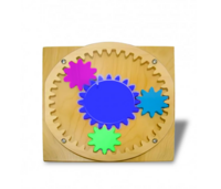 Тактильно-развивающая панель «Цветные шестеренки» - fgospostavki.ru - Тула