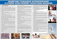 Стенд "Содействие гражданско-патриотическому и духовно-нравственному воспитанию молодежи" - fgospostavki.ru - Тула