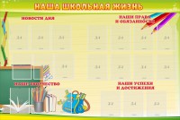 Стенд "Наша школьная жизнь" - fgospostavki.ru - Тула