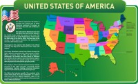 Стенд "United States Of America" - fgospostavki.ru - Тула