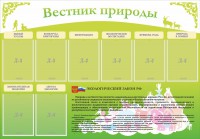 Стенд "Вестник природы" Вариант 4 - fgospostavki.ru - Тула