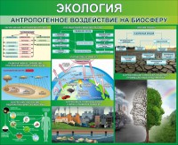 Стенд "Экология. Антропогенное воздействие на биосферу" - fgospostavki.ru - Тула