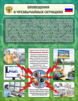 Стенд "Оповещения в чрезвычайных ситуациях" - fgospostavki.ru - Тула