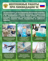 Стенд "Неотложные работы при ликвидации ЧС" - fgospostavki.ru - Тула