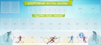 Стенд "Спортивная жизнь школы" - fgospostavki.ru - Тула