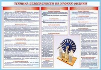Стенд-уголок "Техника безопасности на уроках физики" - fgospostavki.ru - Тула